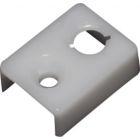 3115 End Cap for Snap Tape Curtain Track - White