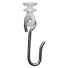 RECMAR 7122 Curtain Track Button Carrier w/ Stainless Hook RECMAR Hook (14/bag)