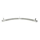 Industrial 16 Gauge Curved Track - 90 Degree Bend - Vertical Mount