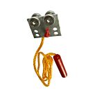 Industrial Trolley - 4 Steel Wheels with 10 Foot Pull Rope