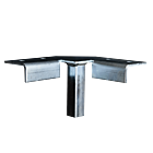Industrial Universal Corner Support Floor Mount